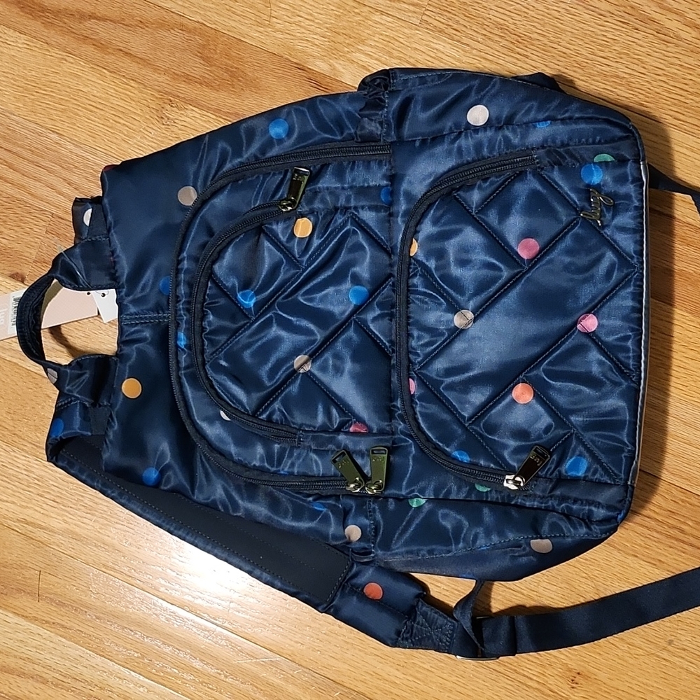 NWT Lug Hatchback 3 Multidot Navy